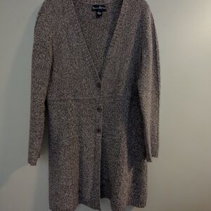 Mercer & Madison Brown Heathered Cardigan